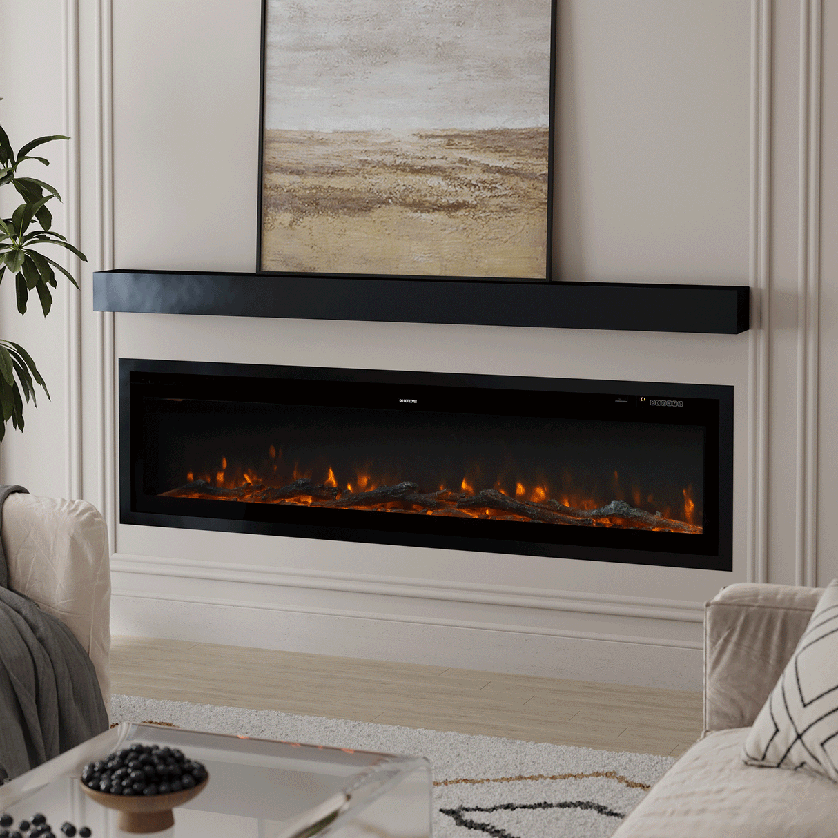 media wall fireplace