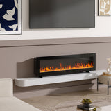 Media Wall Fireplace | 3-in-1 Electric Fireplace Insert with Realistic LED Flames