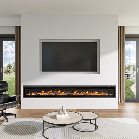 media wall fireplace
