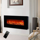50 Inch Wall Mounted Electric Fireplace with Remote