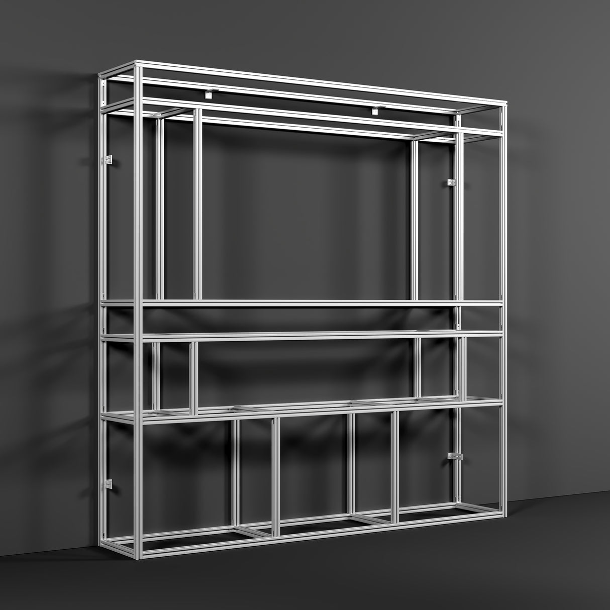 Livingroom Linear Wall Mounted Electric Fireplace with LED Flames