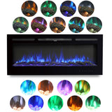 40/50/60/70/80inch Remote-Controlled LED Wall Mounted Electric Fireplace
