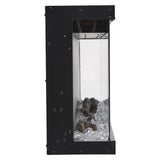 Panoramic 2/3-Sided Electric Fire Insert with Crystal Stones