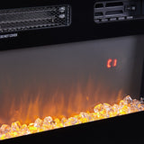 70-Inch Electric Fireplace TV Stand | 12 Flame Colours & Remote Control