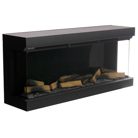 3-Sided Built-in Electric Fireplace