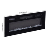 70-Inch Electric Fireplace TV Stand | 12 Flame Colours & Remote Control